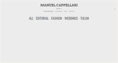 Desktop Screenshot of manuelcappellari.com